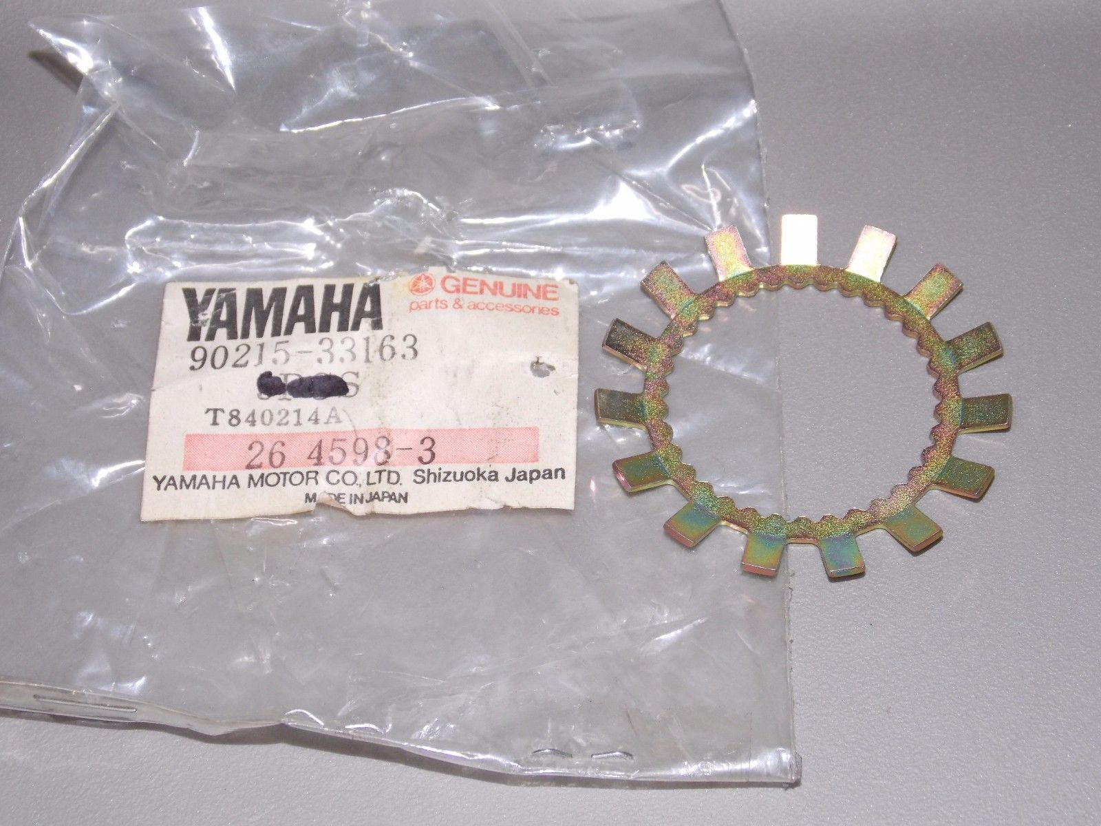 NOS YAMAHA 1980 1981  LOCK WASHER YT125  90215-33163 - MotoRaider