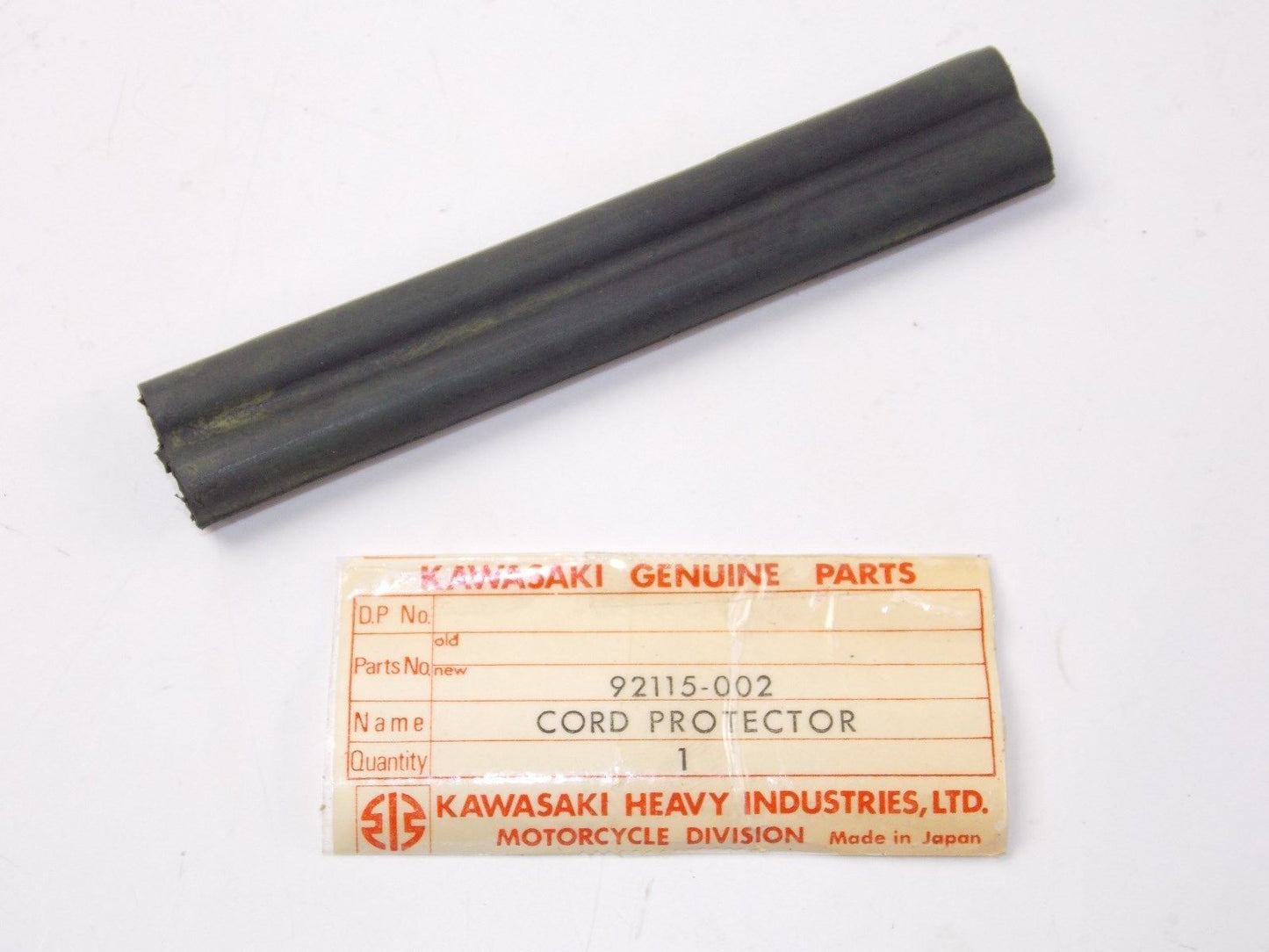 NOS OEM KAWASAKI 1969-1976 CORD PROTECTOR H1 KH500  92115-002 - MotoRaider