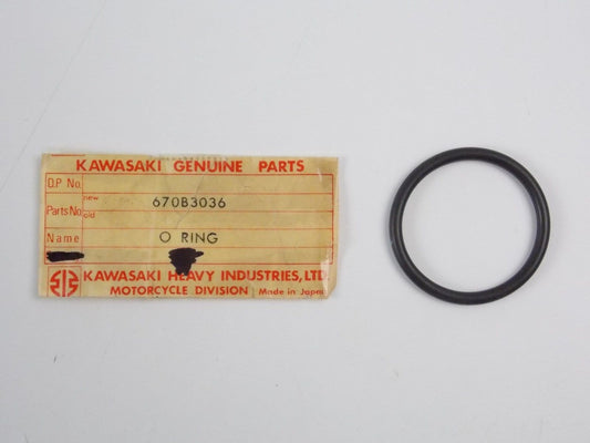 NOS OEM KAWASAKI 1966-2011 0 RING 36MM A1/7 Q1/2 KX125 ZX600 KDX80  670B3036 - MotoRaider