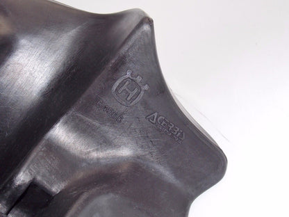 NOS 91-94 HUSQVARNA CR WR 125 250 360 FUEL GAS TANK ACERBIS BLACK PLASTIC 64566 - MotoRaider