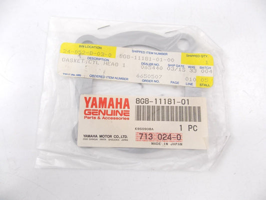 NOS OEM 1978-2000 YAMAHA CYLINDER HEAD 1 GASKET CS340 EC340 ET340  8G8-11181-01 - MotoRaider