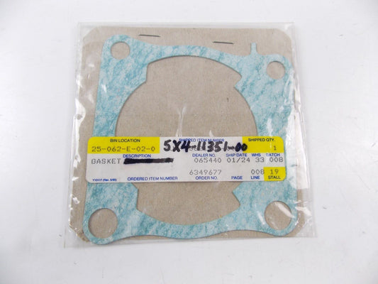 NOS 0EM 1982 YAMAHA CYLINDER GASKET YZ125   5X4-11351-00 - MotoRaider