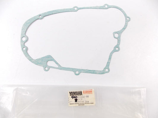 NOS OEM 1974-83 1990/92 YAMAHA CRANKCASE COVER GASKET TY175 DT100 401-15451-00 - MotoRaider