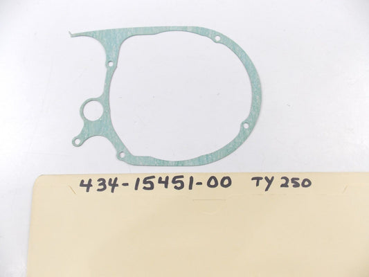 NOS 1974 1976 1977  YAMAHA CRANKCASE COVER GASKET TY250   434-15451-00 - MotoRaider