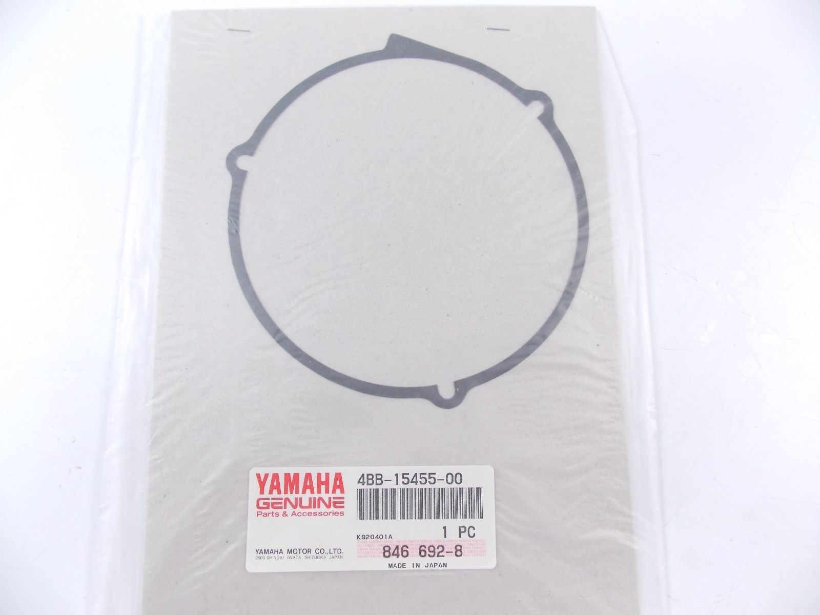 NOS OEM 1980-1986 YAMAHA GRNERATOR COVER 1 GASKET  XJ650/750/900   4BB-15455-00 - MotoRaider