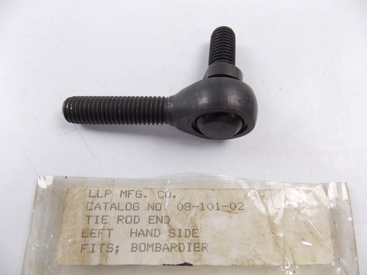 NOS LLP MFG. CO TIE ROD END LEFT END SIDE FITS BOMBARDIER  08-101-02 - MotoRaider