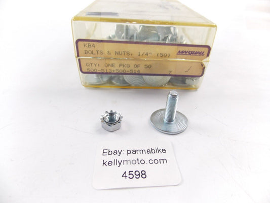NOS MARSHALL BOLT & NUT SET OF 35  500-513 500-514 - MotoRaider