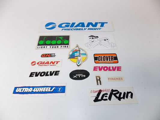 1990'S MIX DECALS STICKER MARK VINTAGE MOUNTAIN BIKE WINDSURFING FROM ITALY #56 - MotoRaider