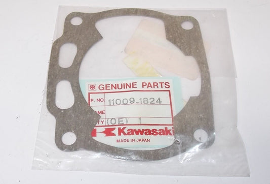 NOS NEW OEM KAWASAKI 1990 KX125 CYLINDER BASE GASKET SEAL 11009-1824 - MotoRaider