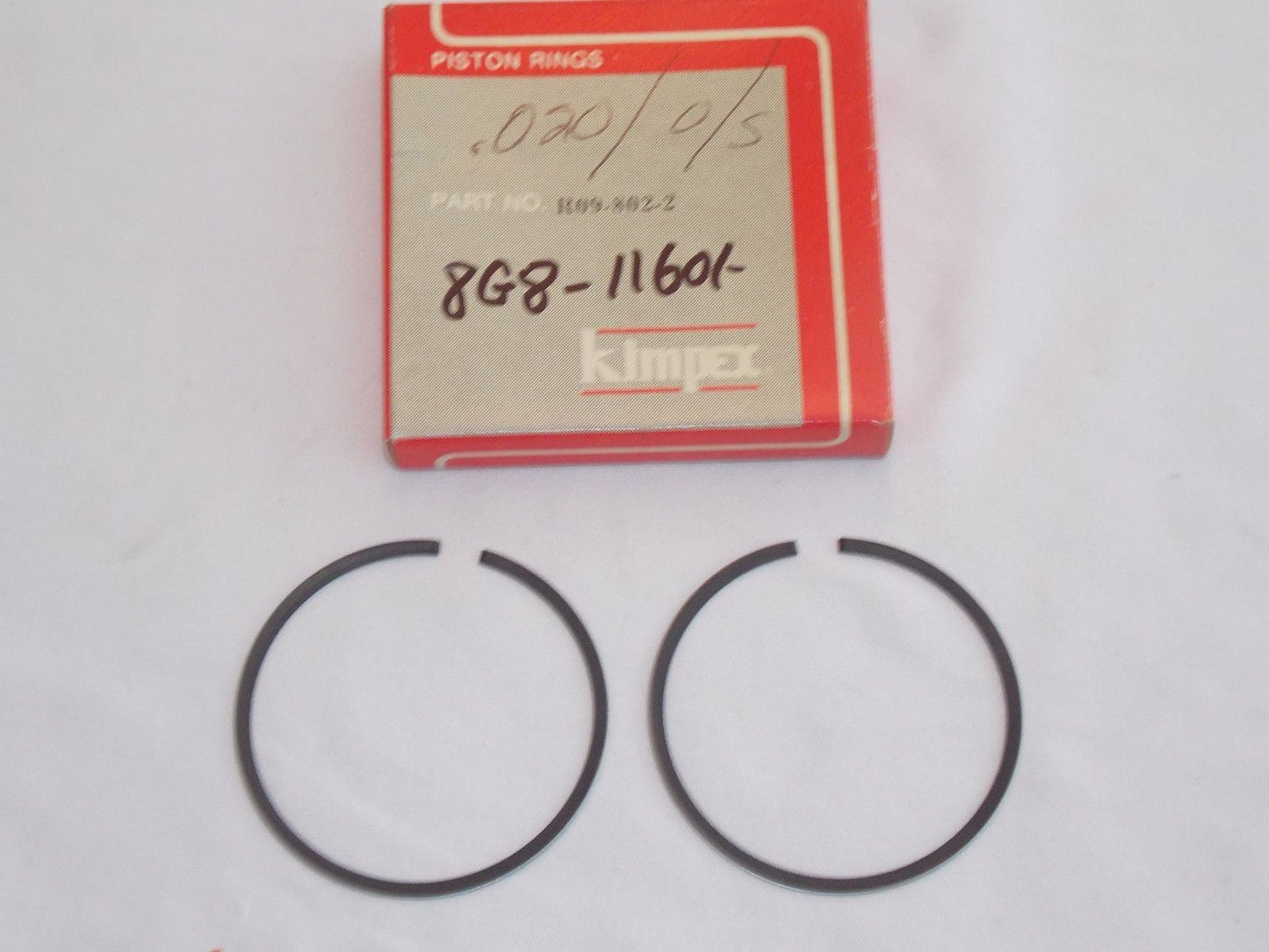 1978 2000 YAMAHA ET340 EC340 ENTICER OVATION .20 OS PISTON RING SET 8G8-11601 - MotoRaider