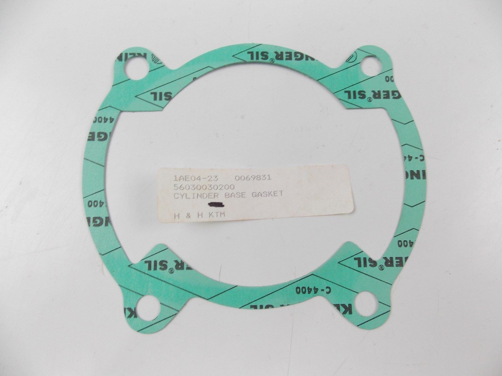 NOS OEM KTM 1979-1984 CYLINDER BASE GASKET .5MM MC350/390/420/495   56030030200 - MotoRaider