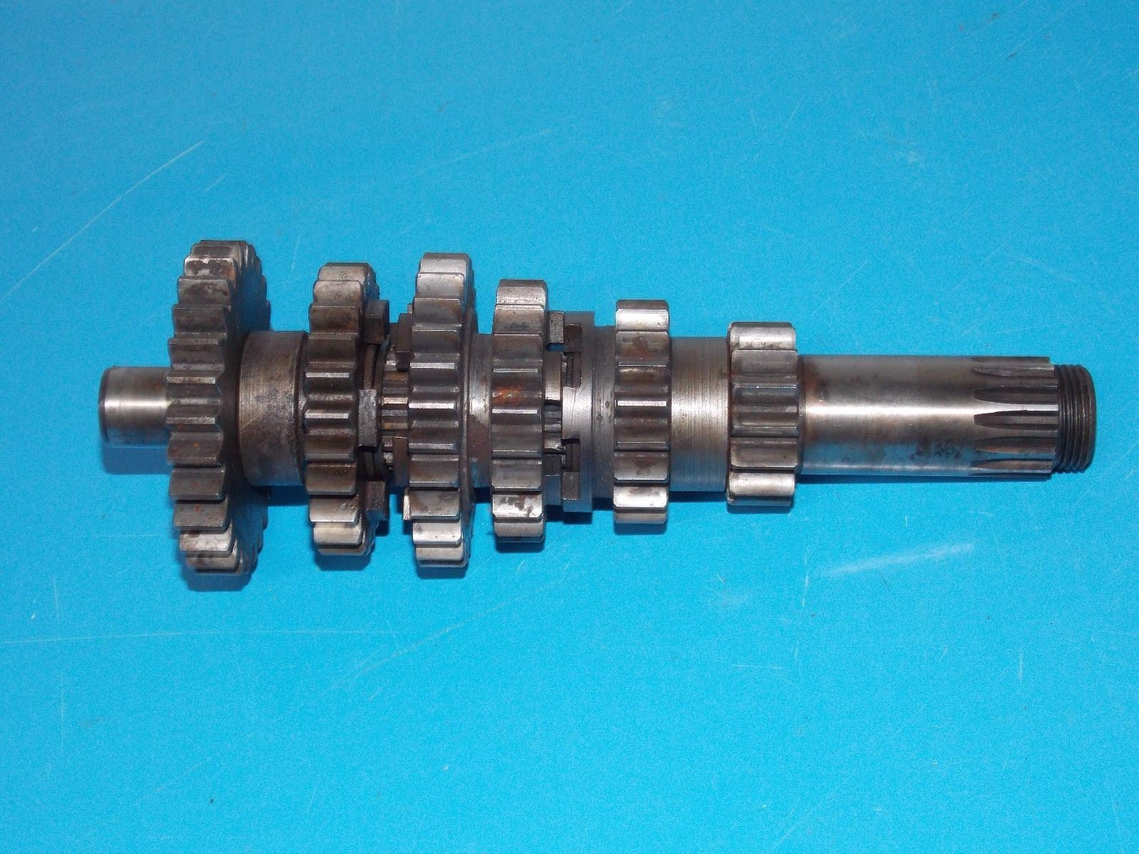 1973 KTM PENTON MC GS 175 JACKPINER TRANSMISSION MAINSHAFT GEARBOX - MotoRaider