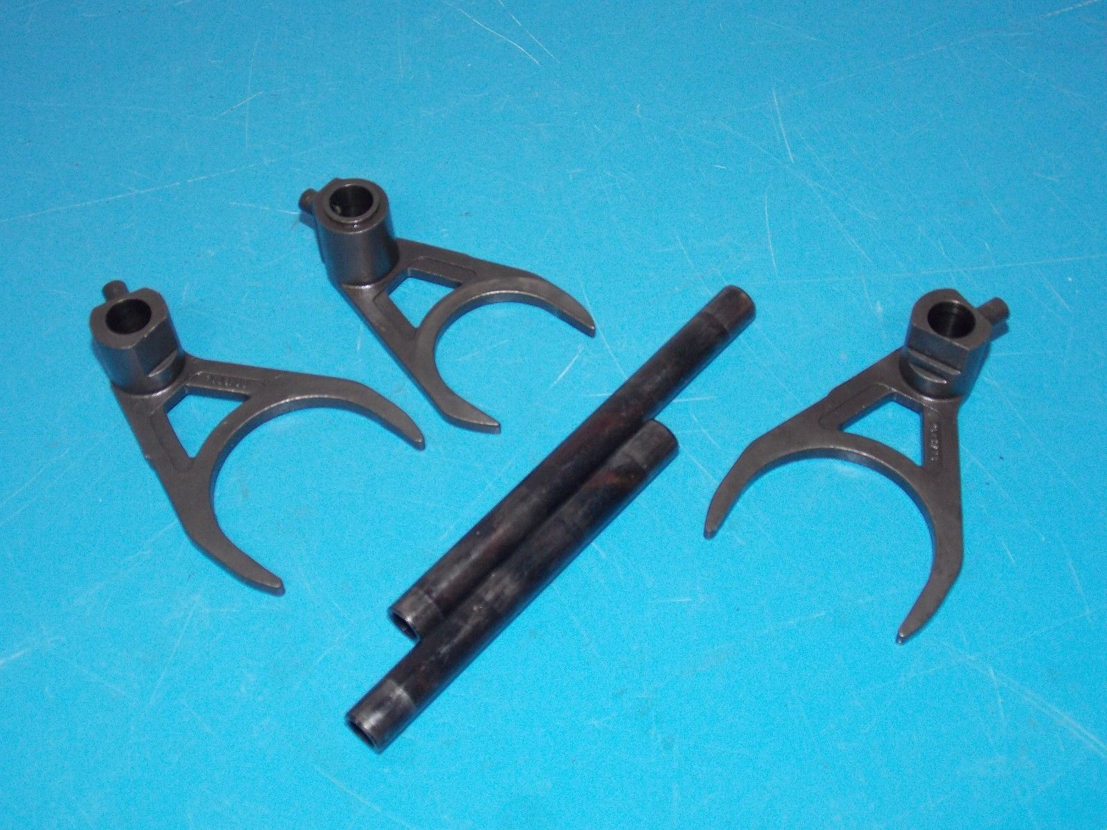 1992 KTM MXC 250 SHIFT FORKS TRANSMISSION SELECTOR DRUM ENGINE MOTOR MX250 - MotoRaider