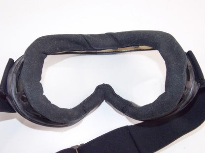 1990's BARUFFALDI PROTECTIVE EYE WEAR BLACK GOGGLES ITALIAN ARMY ARMORED VEHICLE - MotoRaider