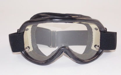 1990's BARUFFALDI PROTECTIVE EYE WEAR BLACK GOGGLES ITALIAN ARMY ARMORED VEHICLE - MotoRaider