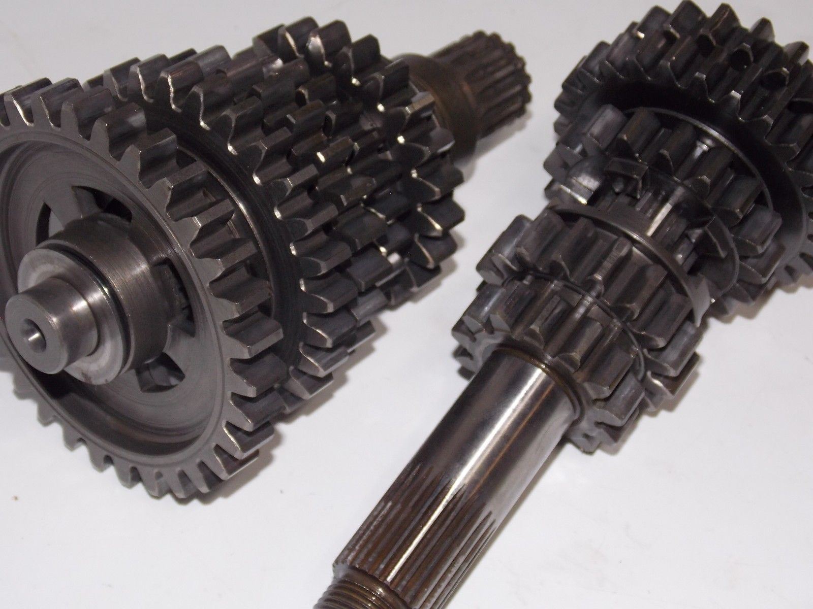 1989 KTM MX250 TRANSMISSION GEAR BOX MAIN LAY SHAFT ENGINE MOTOR MX-250 - MotoRaider