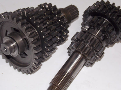 1989 KTM MX250 TRANSMISSION GEAR BOX MAIN LAY SHAFT ENGINE MOTOR MX-250 - MotoRaider