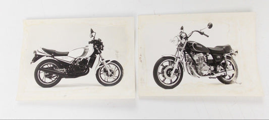 1980's YAMAHA RD350 US CUSTOM ORIGINAL DEALER FACTORY BW PHOTO 7"x5" 120x180mm - MotoRaider
