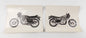 1980's SUZUKI GS450 GS750 ORIGINAL DEALER FACTORY BW PHOTO 10"x8" 250x200mm - MotoRaider
