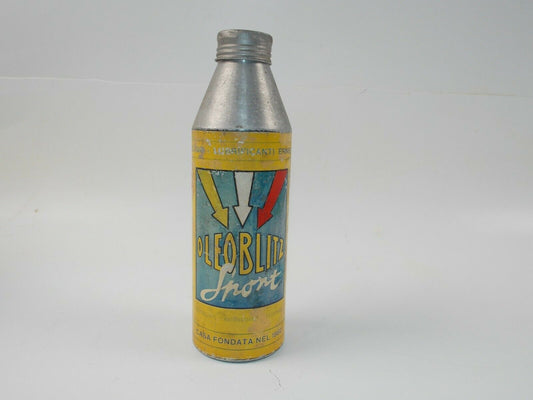 1950's OLEOBLITZ SPORT SAE-20 ALUMINUM ALLOY OIL CAN TIN ITALIAN FERRARI LANCIA - MotoRaider