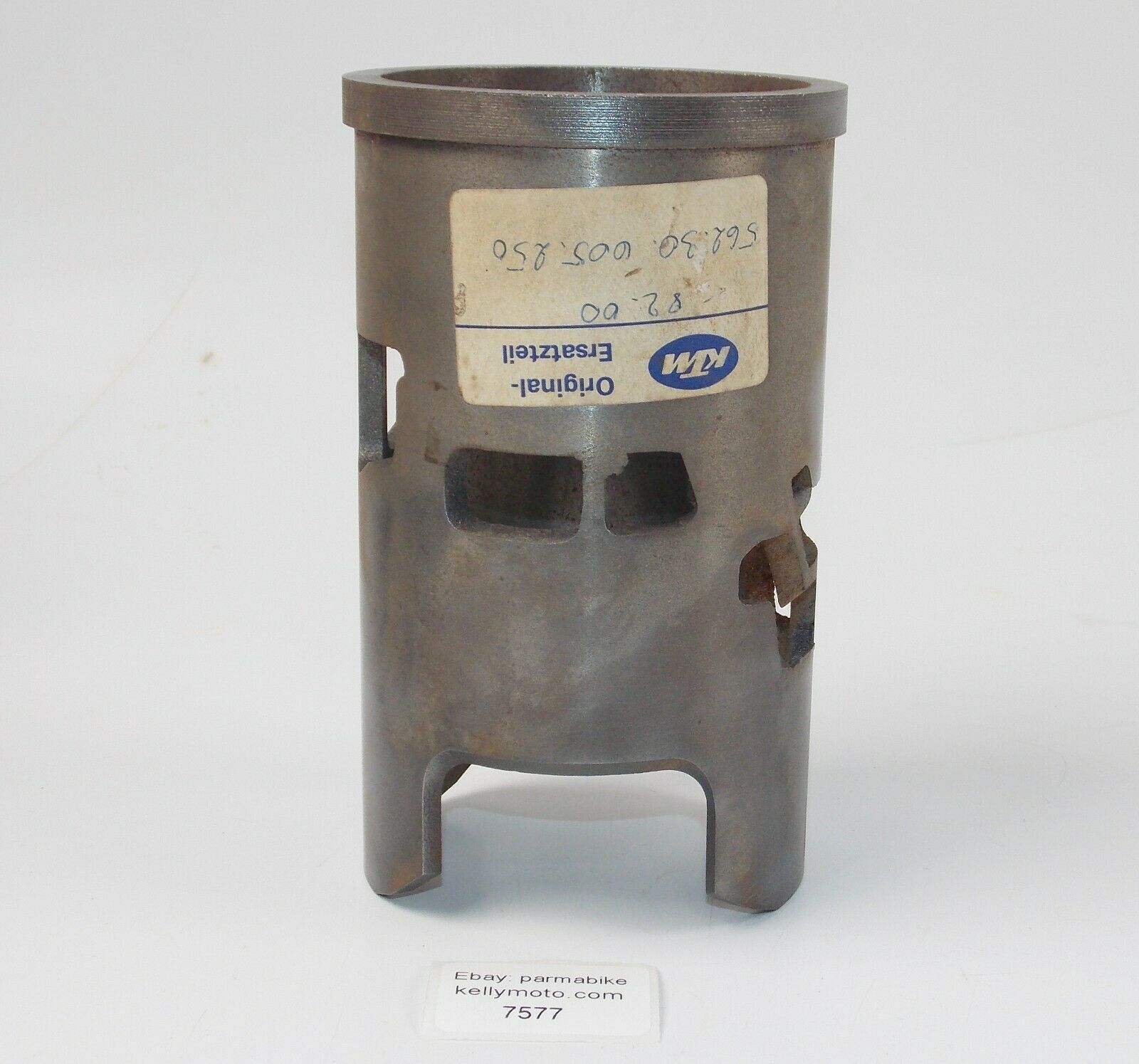 NOS 1982 GS-390 KTM PENTON CYLINDER SLEEVE LINER BORE 82mm MOTOR 562.30.005.250 - MotoRaider