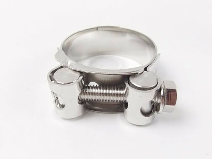 OEM 1990's MALAGUTI SPIDER MAX EXHAUST B2 CONNECTOR CLAMP PIPE MUFFLER 167.067 - MotoRaider