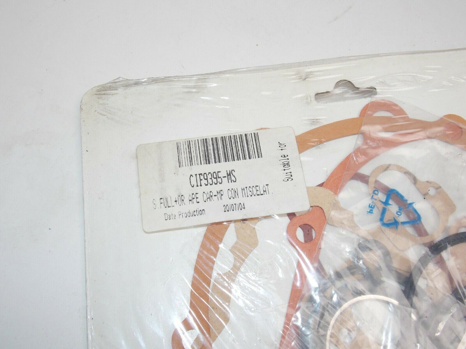 MOTOR GASKET SEAL KIT CIF9395-MS APE CAR 3 WHEELER WITH FUEL MIXER OIL INJECTOR - MotoRaider