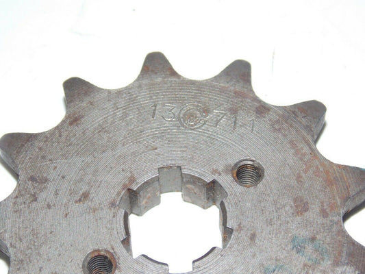 FRONT COUNTER SPROCKET 711 13T CAGIVA 125 PLANET MITO RAPTOR W8 SUPER CITY K7 - MotoRaider