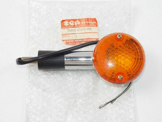 NOS SUZUKI 1969-1972 1974 1975 REAR TURN SIGNAL TC185 T350 T500  35603-27670-999 - MotoRaider