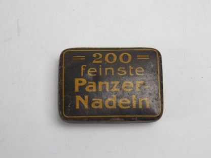 PANZER NADELN NEEDLE BOX ANTIQUE MUSIC PHONOGRAPH GRAMOPHONE REPRODUCER RECORDER - MotoRaider