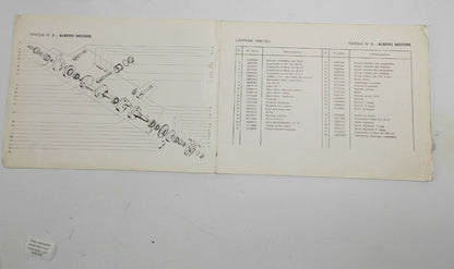 OEM 1970's LAVERDA 1000cc 3 CYL PARTS MANUAL DIAGRAM BOOK MOTOR CHASSIS ITALIAN - MotoRaider