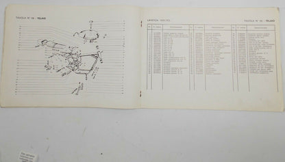 OEM 1970's LAVERDA 1000cc 3 CYL PARTS MANUAL DIAGRAM BOOK MOTOR CHASSIS ITALIAN - MotoRaider