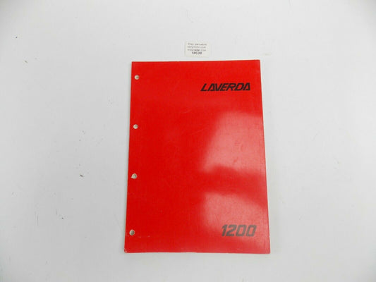 OEM 1970's LAVERDA 1200cc PARTS MANUAL DIAGRAM BOOK MOTOR CHASSIS ITALIAN - MotoRaider