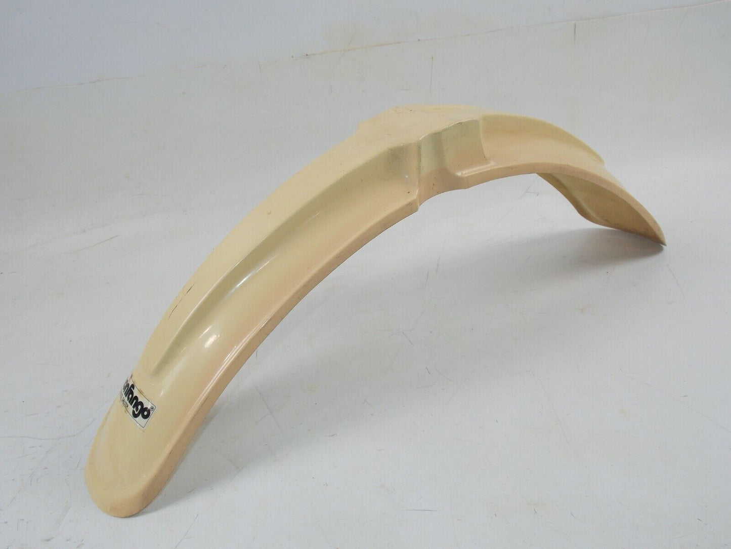 NONFANGO WHITE FRONT FENDER MUD GUARD KTM APRILIA GILERA CAGIVA SIMONINI BETA - MotoRaider