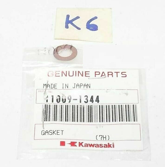 KAWASAKI 1984 2012 KLT110 KLF185 KDX220 ER500 KL250 8.2X14X1.0 GASKET 11009-1344 - MotoRaider