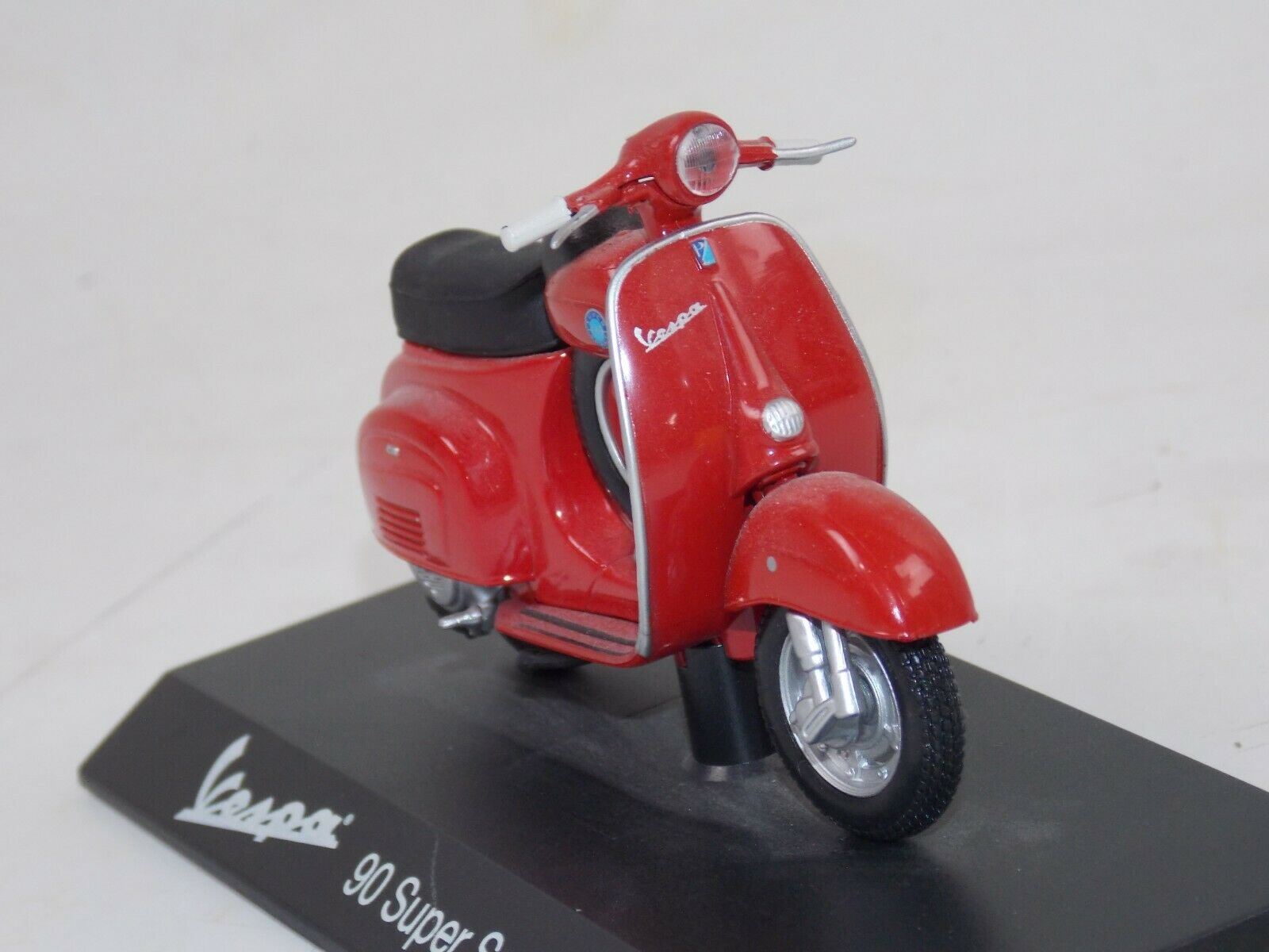 1965 VESPA 90 SUPER SPORT SS RED PIAGGIO VINTAGE SCOOTER L=4" 100mm SCALE 1:18 - MotoRaider