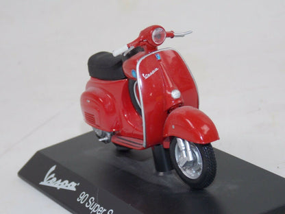 1965 VESPA 90 SUPER SPORT SS RED PIAGGIO VINTAGE SCOOTER L=4" 100mm SCALE 1:18 - MotoRaider