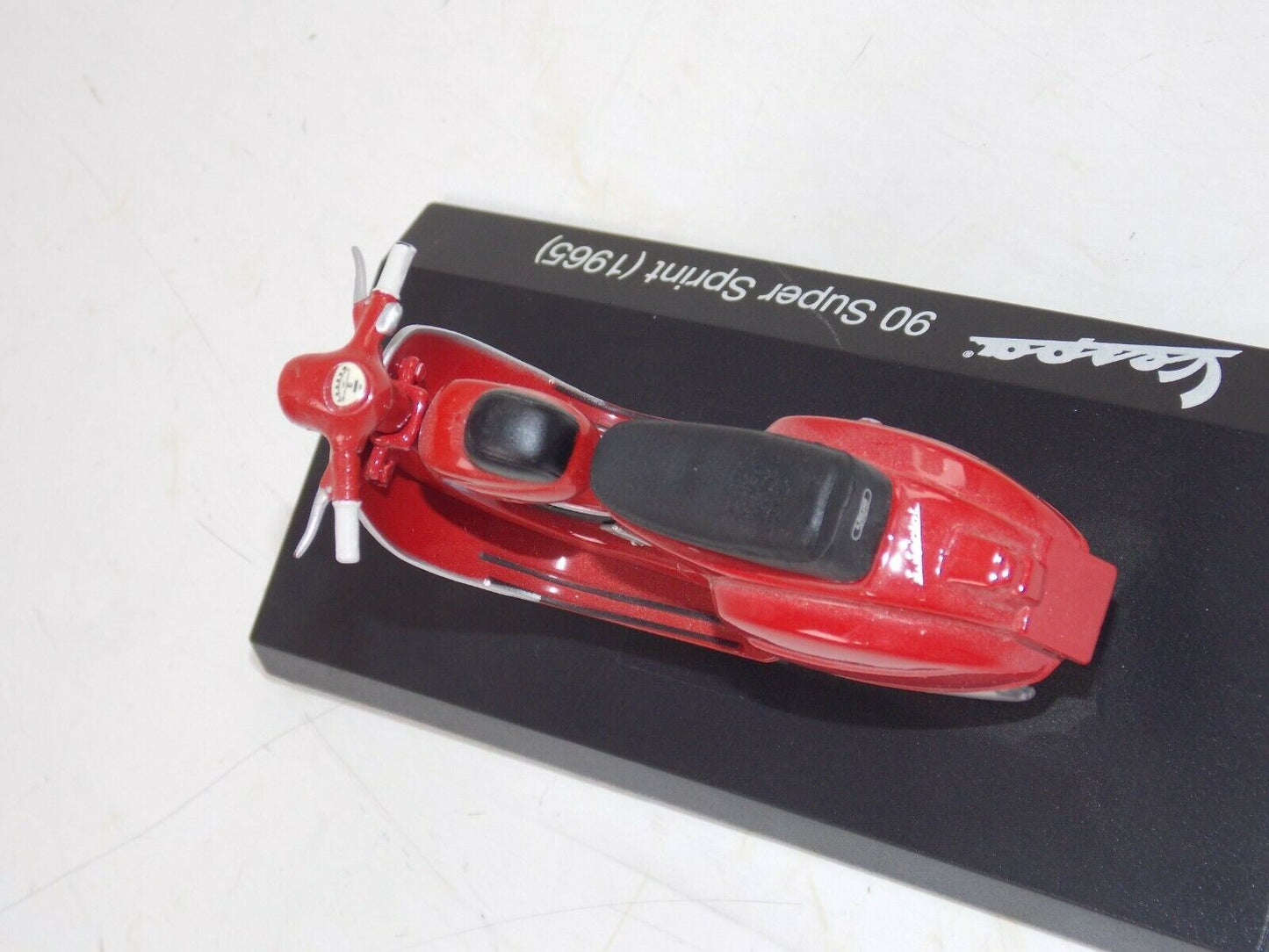 1965 VESPA 90 SUPER SPORT SS RED PIAGGIO VINTAGE SCOOTER L=4" 100mm SCALE 1:18 - MotoRaider