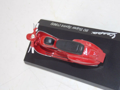 1965 VESPA 90 SUPER SPORT SS RED PIAGGIO VINTAGE SCOOTER L=4" 100mm SCALE 1:18 - MotoRaider