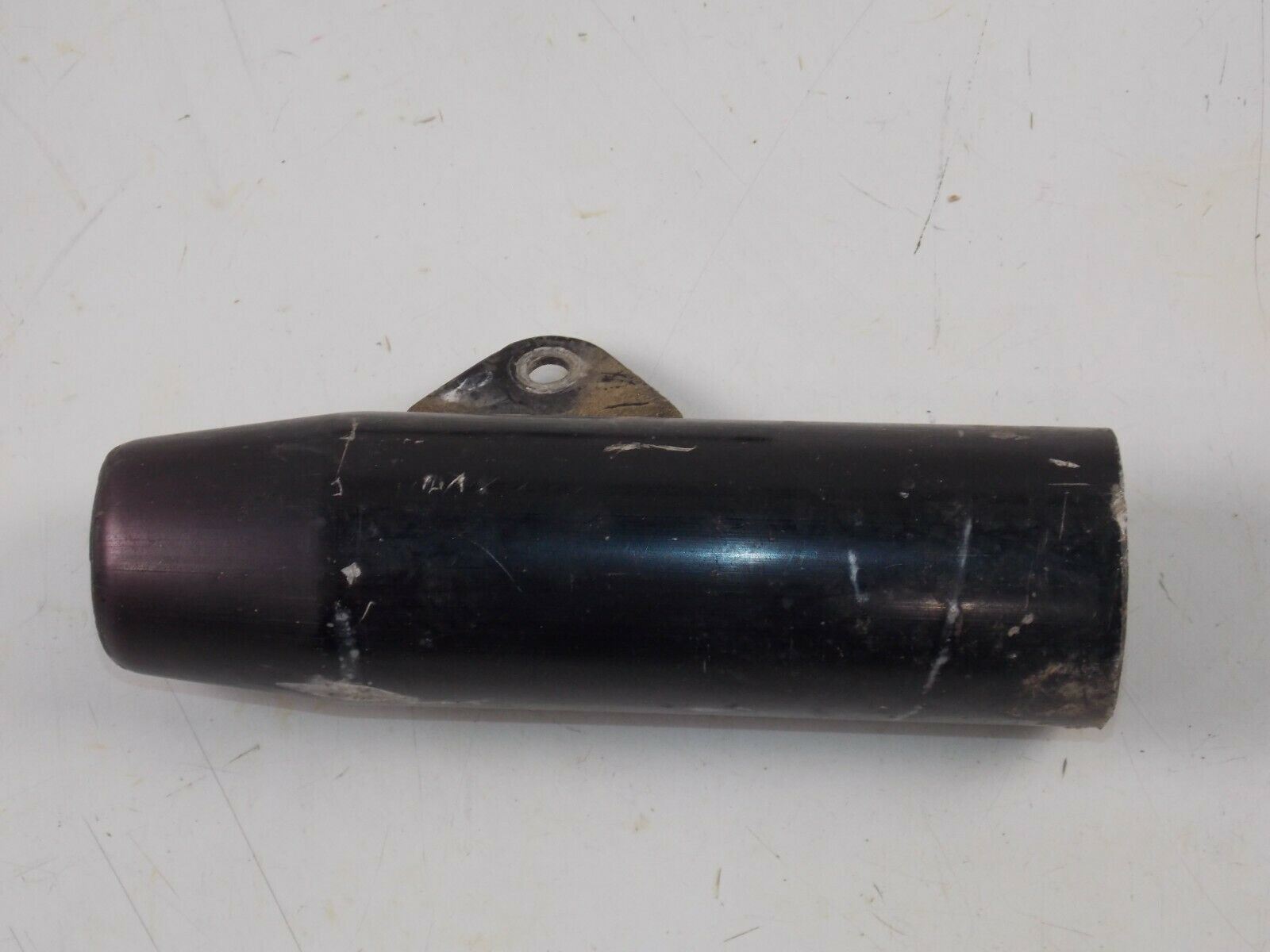 TGM EXHAUST MUFFLER PIPE ALUMINUM END PIECE OD=60MM+BAFFLE VINTAGE ENDURO ITALY - MotoRaider