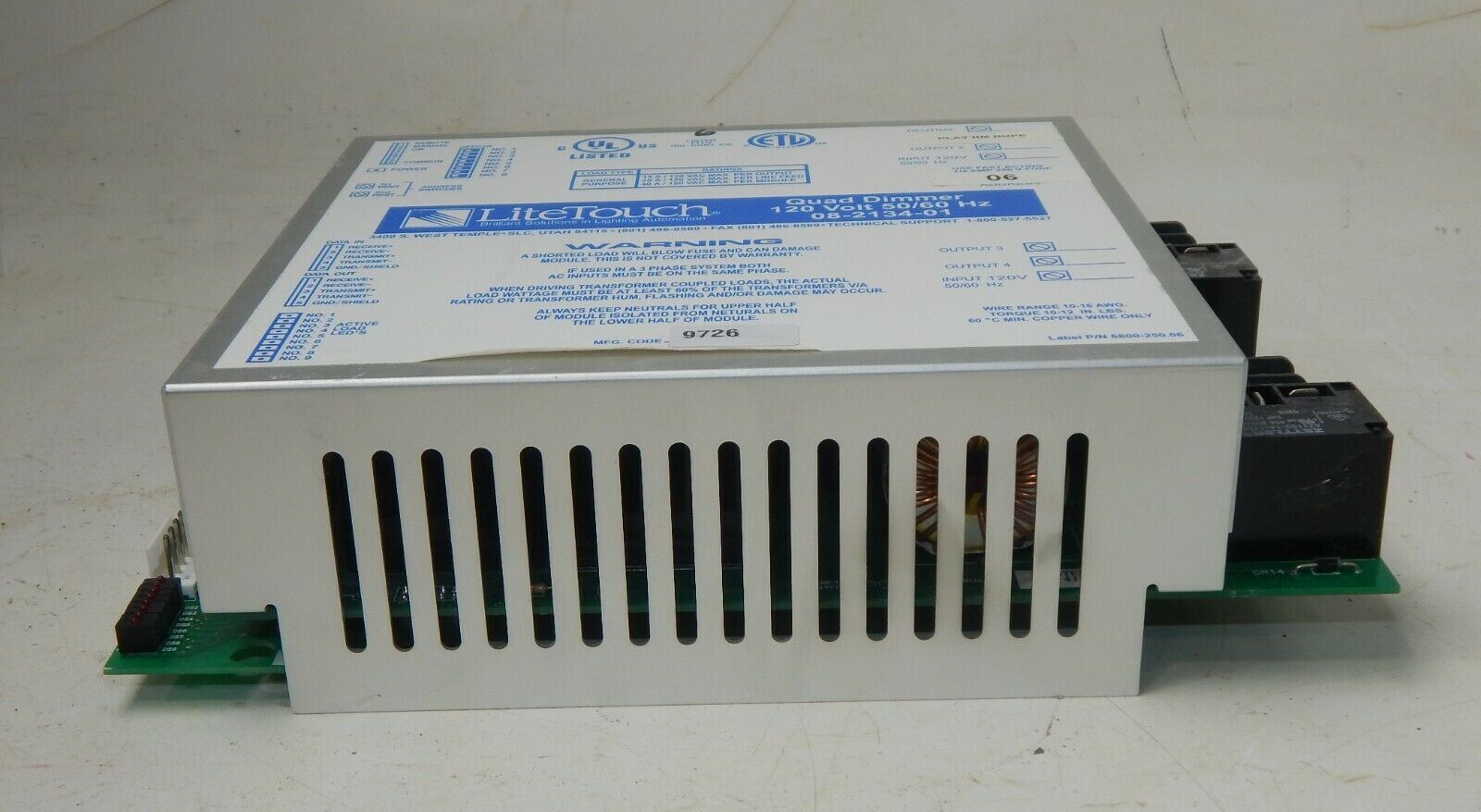 LIGHT TOUCH QUAD DIMMER CONTROLER BOX 120 V 50/60 Hz 08-2134-01 HOME LIGHTING - MotoRaider
