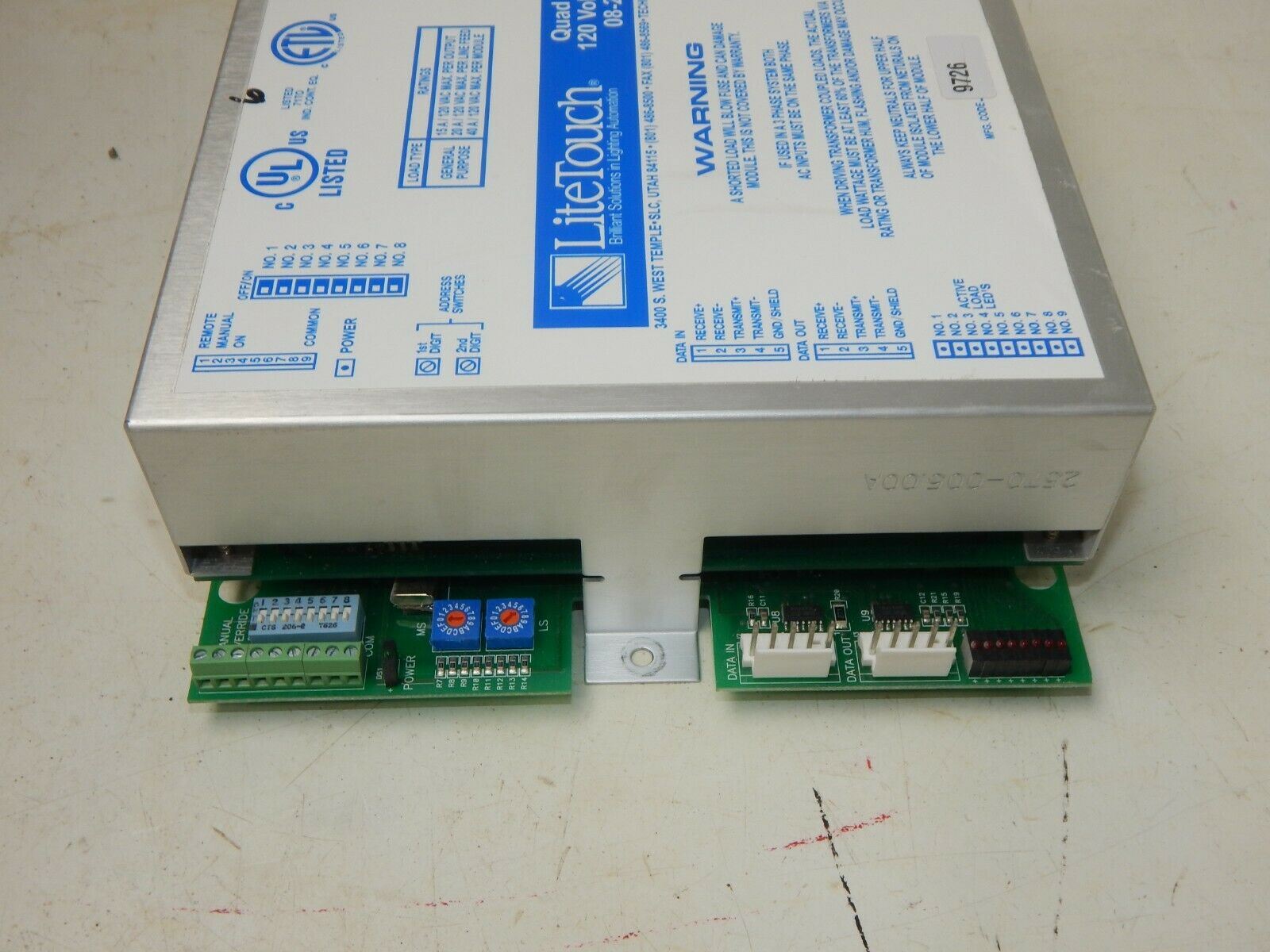 LIGHT TOUCH QUAD DIMMER CONTROLER BOX 120 V 50/60 Hz 08-2134-01 HOME LIGHTING - MotoRaider