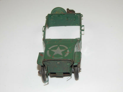 VINTAGE 1960's TIN TOY JRD FRANCE MILTARY WILLIS+CARGO TRAILER FOR PARTS JEEP - MotoRaider