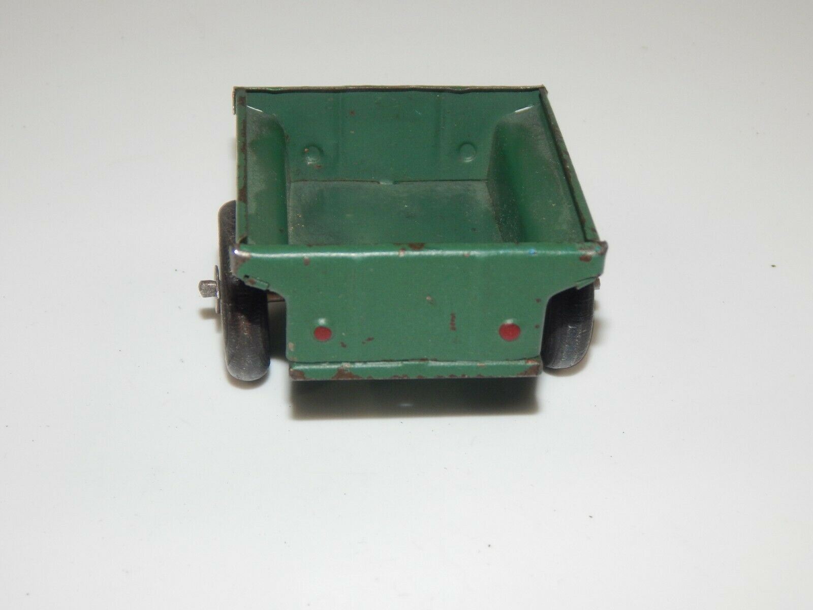 VINTAGE 1960's TIN TOY JRD FRANCE MILTARY WILLIS+CARGO TRAILER FOR PARTS JEEP - MotoRaider