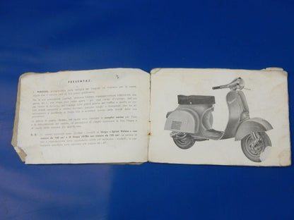 1960's OEM VESPA PIAGGIO SPRINT VELOCE/GTR USE MAINTENANCE OWNER MANUAL BOOK - MotoRaider