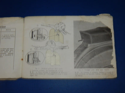 1960's OEM VESPA PIAGGIO SPRINT VELOCE/GTR USE MAINTENANCE OWNER MANUAL BOOK - MotoRaider