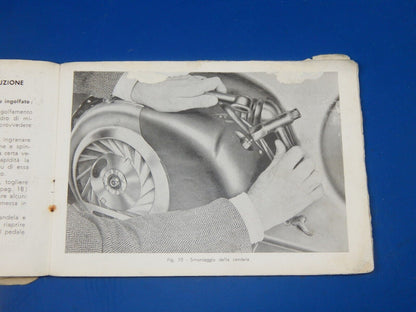 1960's OEM VESPA PIAGGIO SPRINT VELOCE/GTR USE MAINTENANCE OWNER MANUAL BOOK - MotoRaider