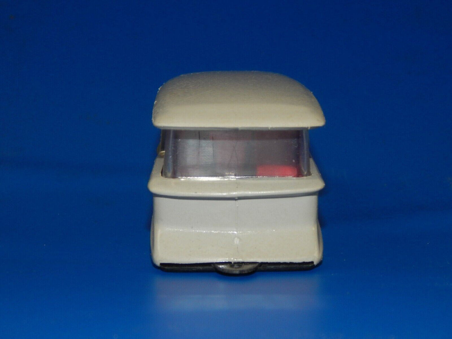 1962 POLITOYS N.44 ROULOTTE TRAILER MODEL GRAY SCALE 1:41 VINTAGE ITALY L=5" - MotoRaider