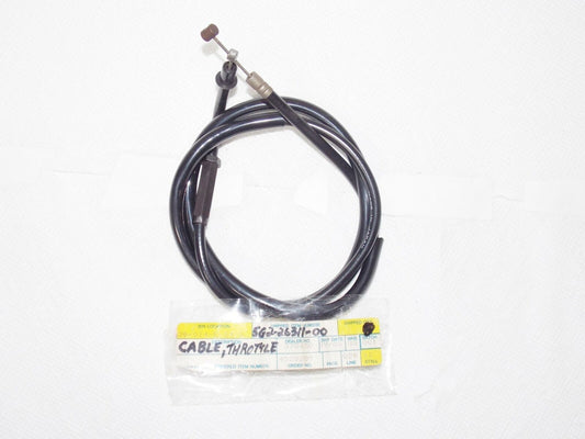 NOS YAMAHA 1981-1983 XJ750RH XJ750RJ XJ750RK CABLE THROTTLE 5G2-26311-00 - MotoRaider