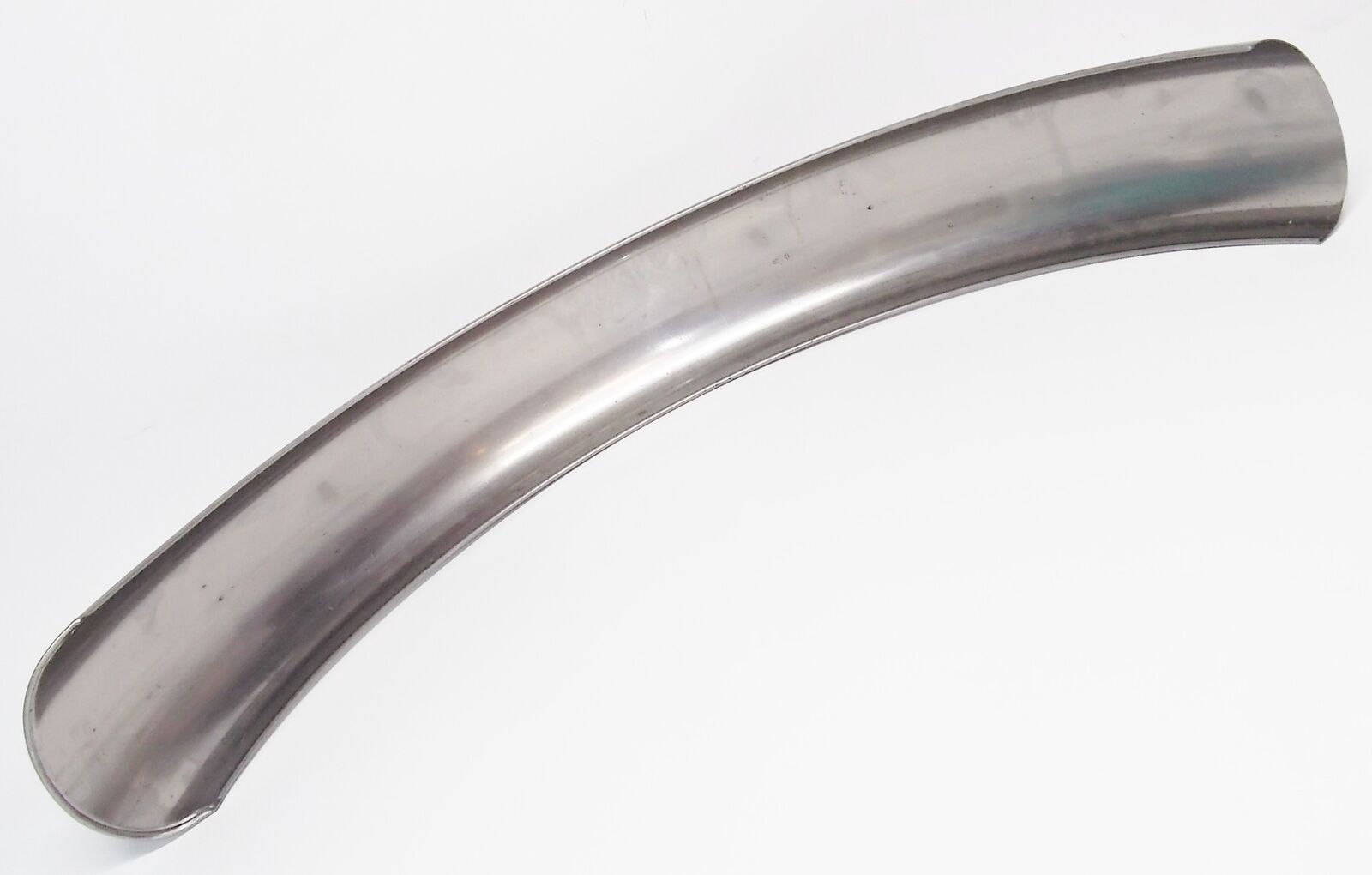 VINTAGE MOTORCYCLE REAR STEEL FENDER MUDGUARD 18" WHEEL CUSTOM CAFE W=5.5" ITALY - MotoRaider